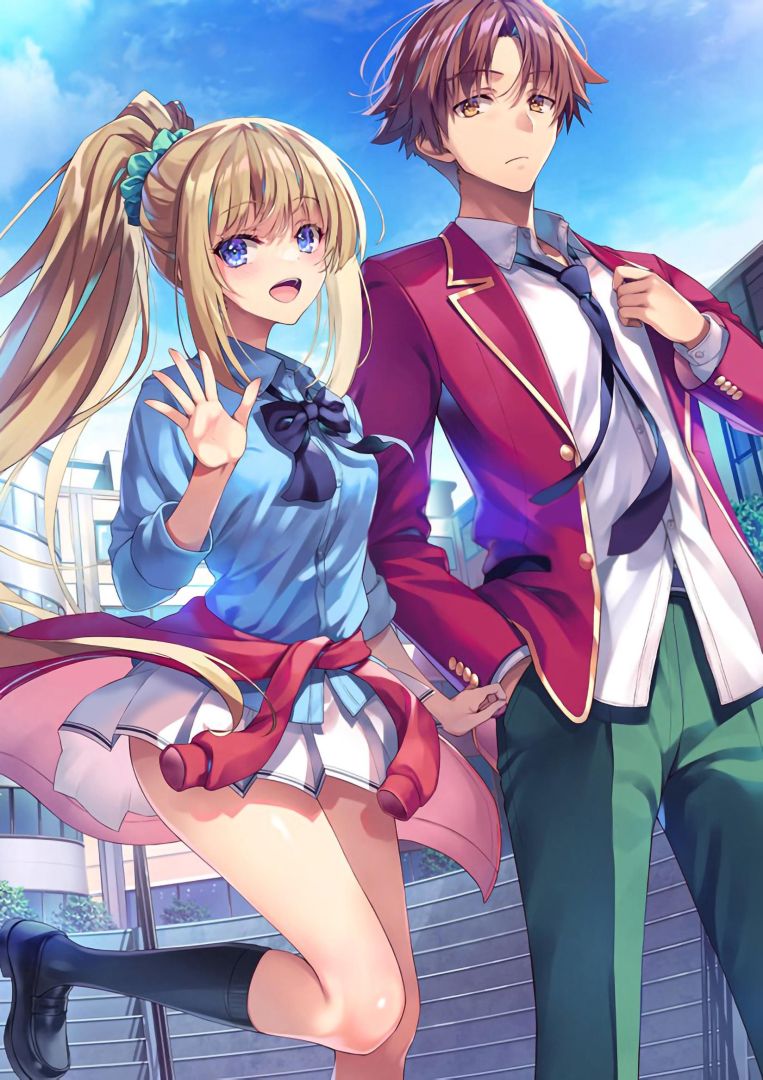 karuizawa_kei_and_ayanokouji_kiyotaka_youkoso_jitsuryoku_shijou_shugi_no_kyoushitsu_e_drawn_by_tomose_shunsaku__60fecf3eefd4bcf3a321e14ae25b3d2d