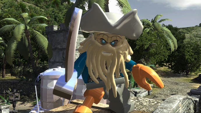 Davy Jones in Lego Pirates of the Caribbean