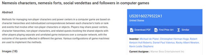 Nemesis system patent