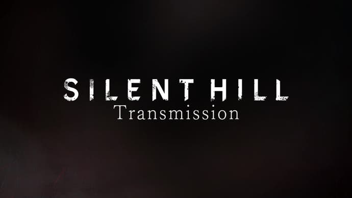 The words Silent Hill Transmission written in white on a black background