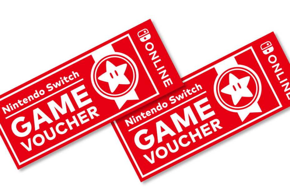 Image showing two Nintendo Switch Online Game Vouchers