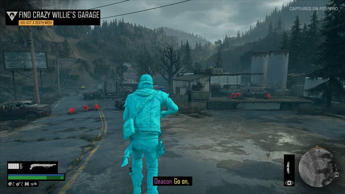 Days Gone High Contrast Mode and coloured subtitles