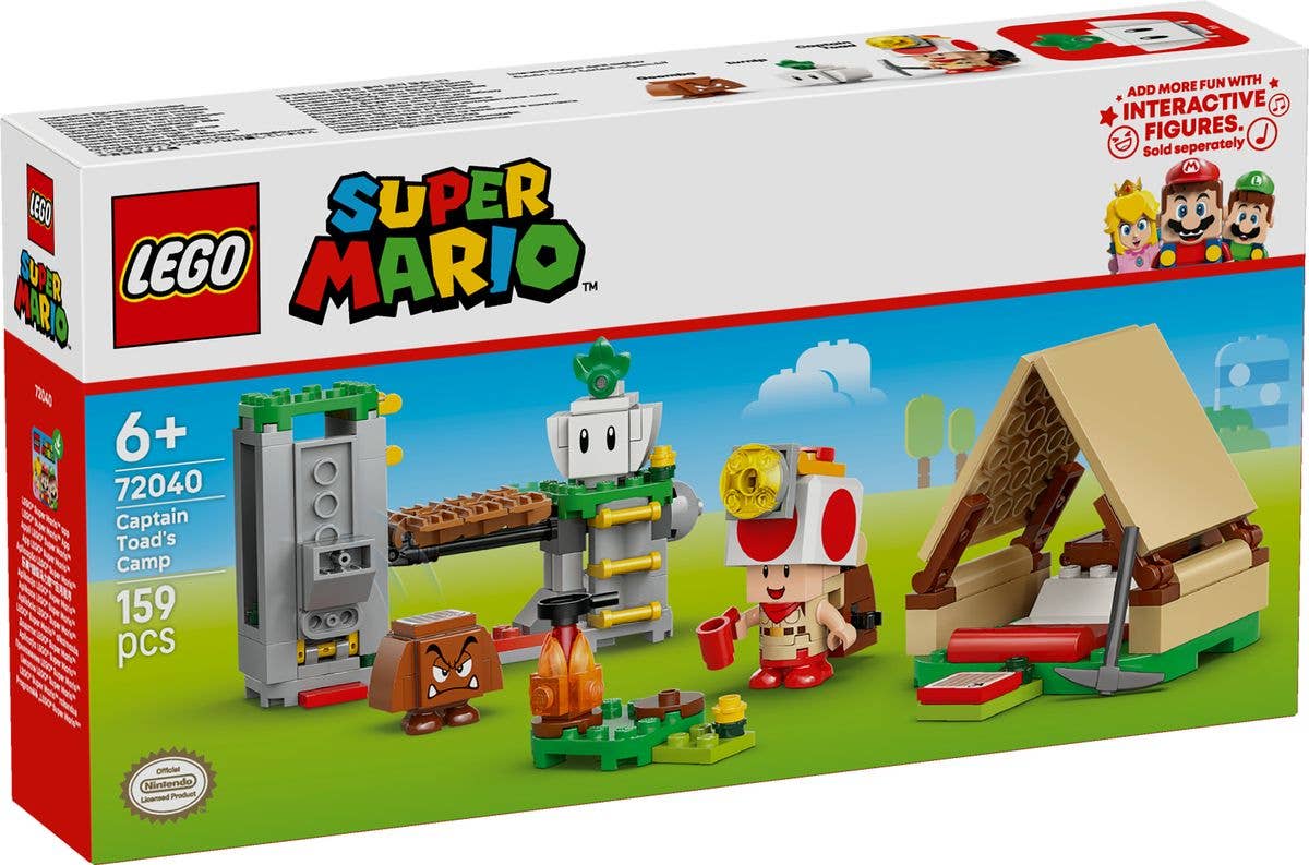 Nintendo Lego set featuring Captain Toad.