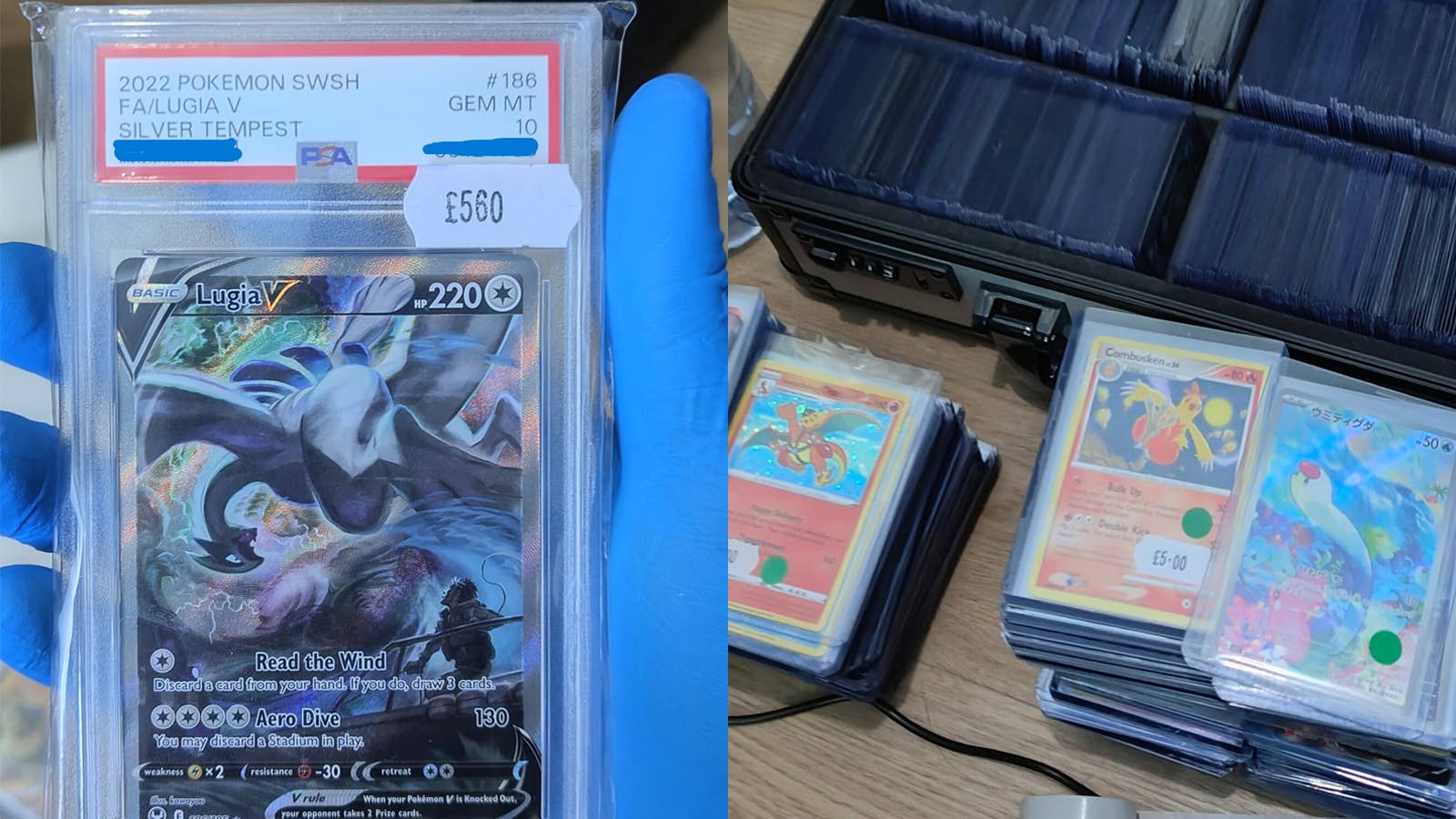 Stolen Pokémon cards.