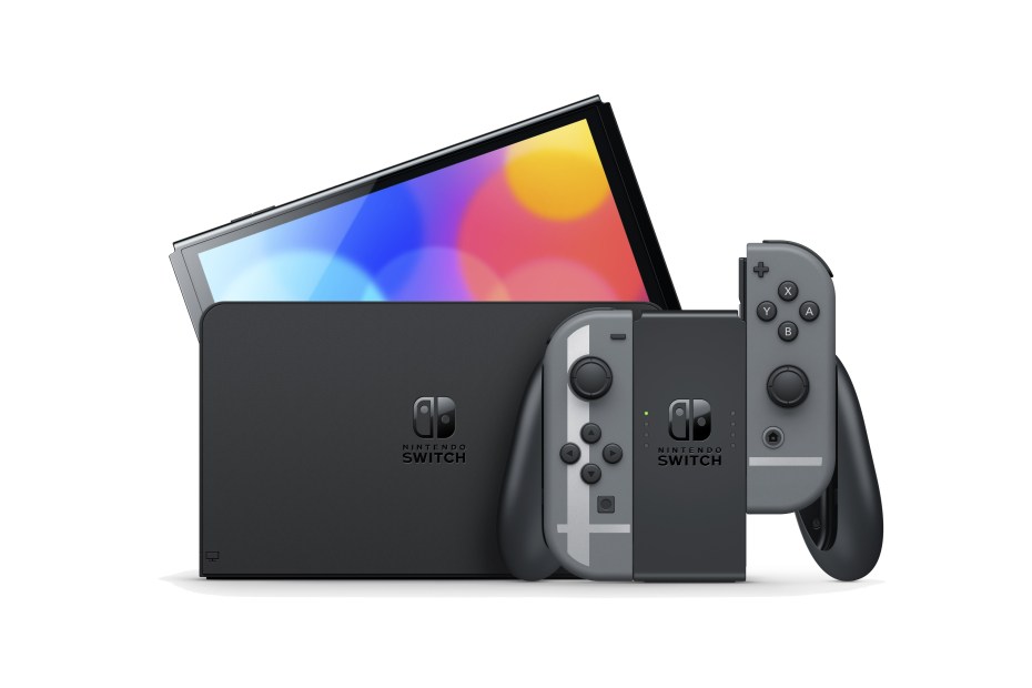 Super Smash Bros Ultimate Nintendo Switch OLED system