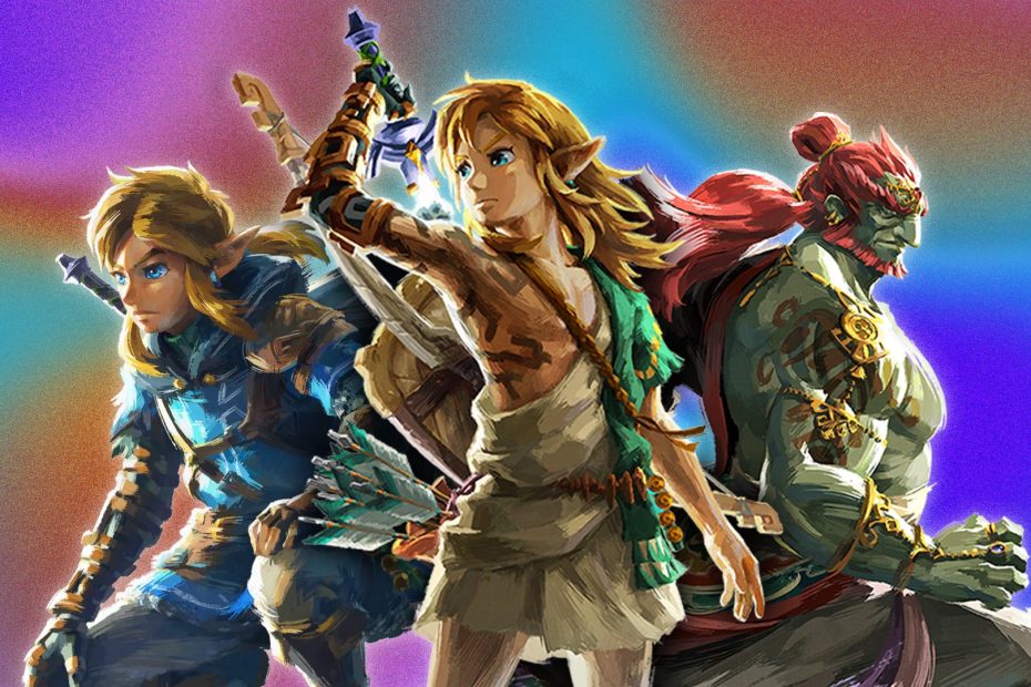 character profiles from Zelda: Tears of the Kingdom