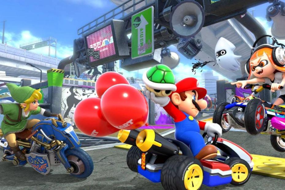 Mario Kart deluxe characters