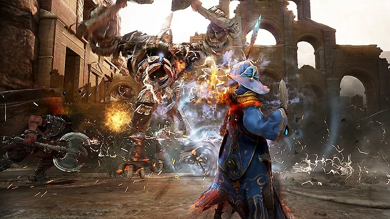 The flashy battle scenes are attractive