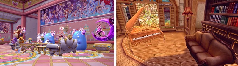 Over 100 types of furniture available