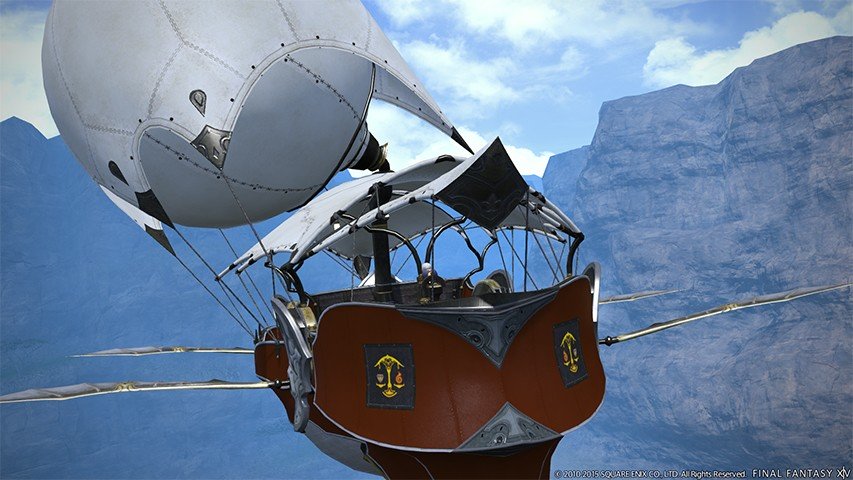 ``FF14'' airship