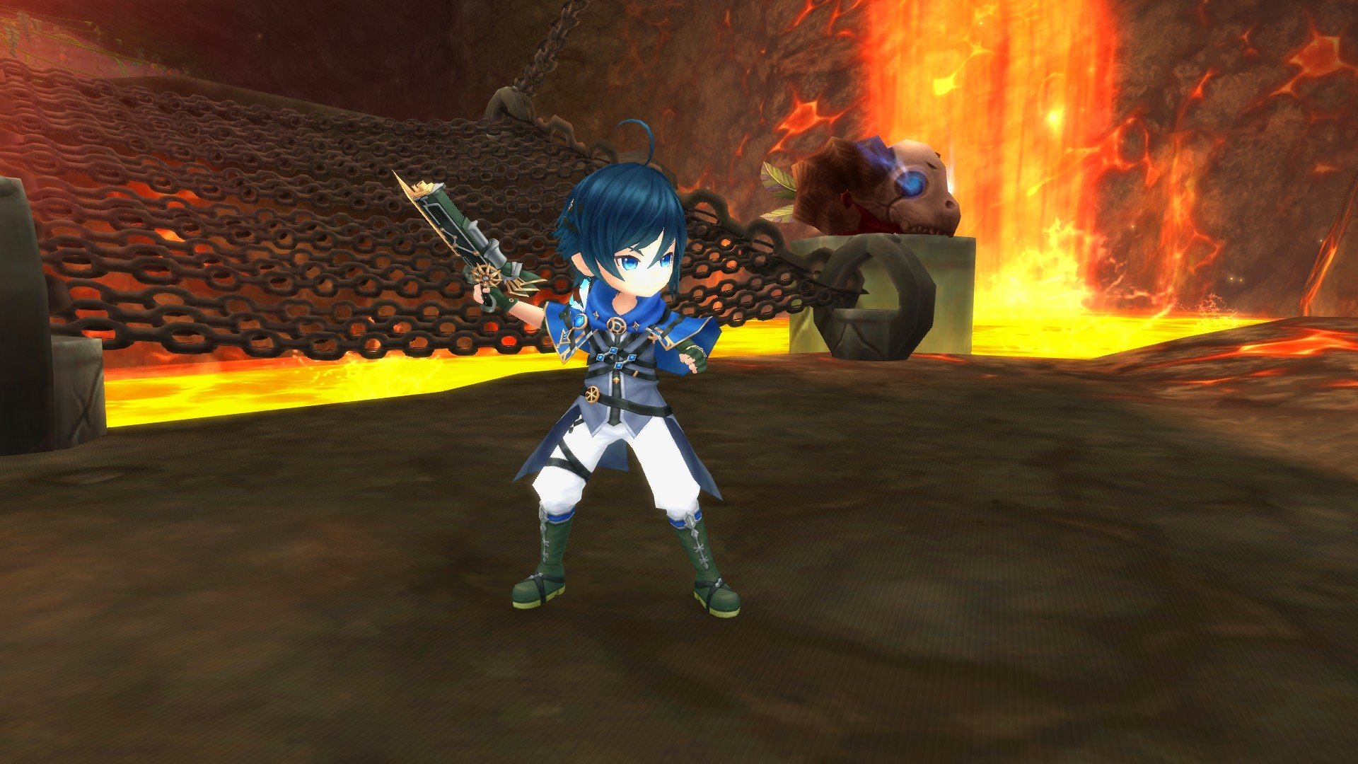 An example of a battle scene