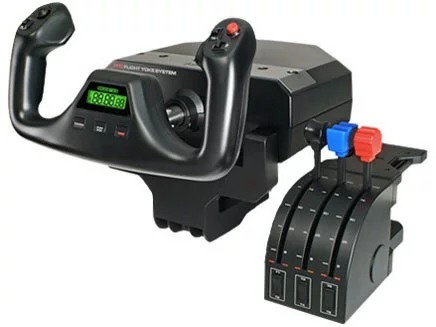 Logitech Flight Yoke System Flight Yoke & Throttle Quadrant